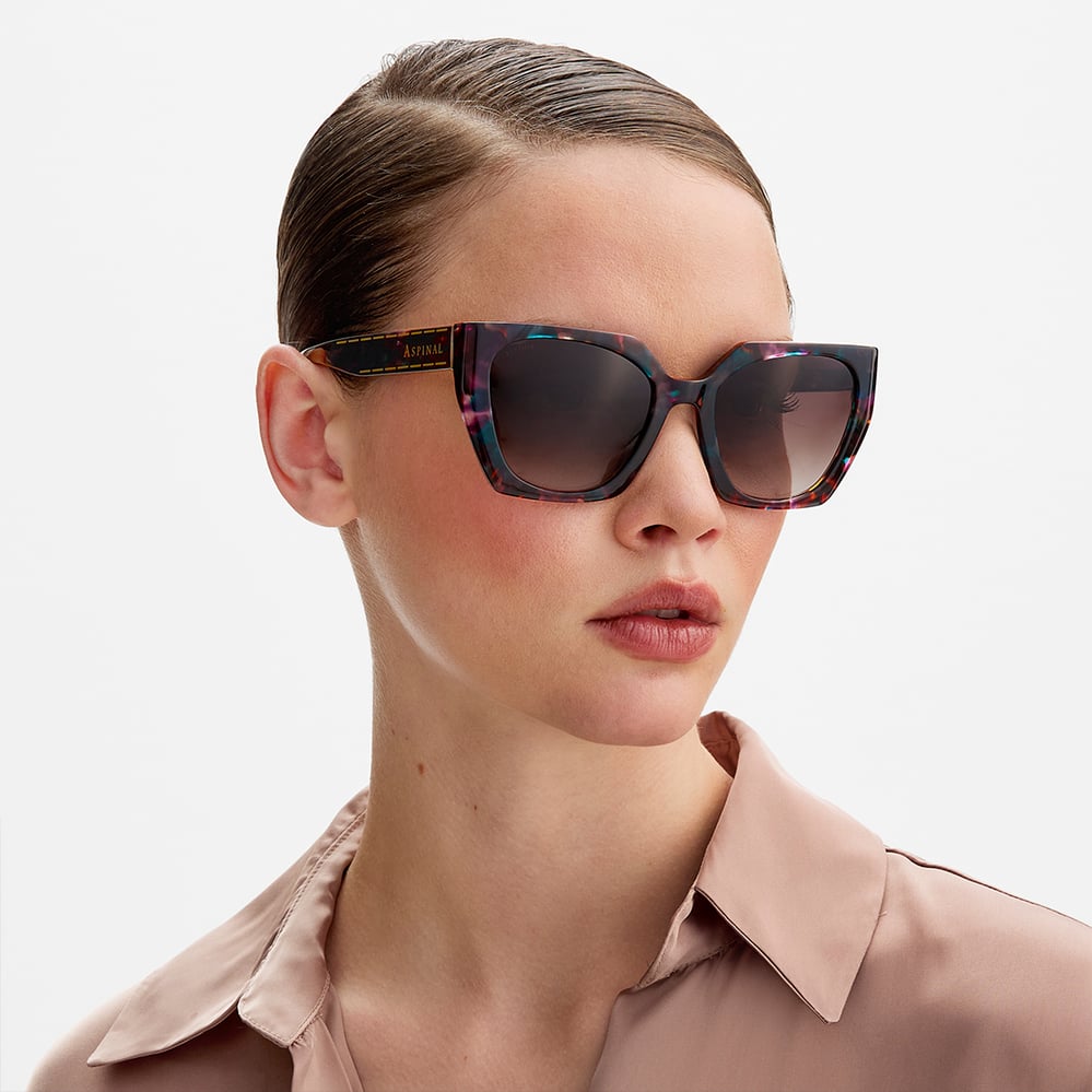 Henley Sunglasses Teal Marble 