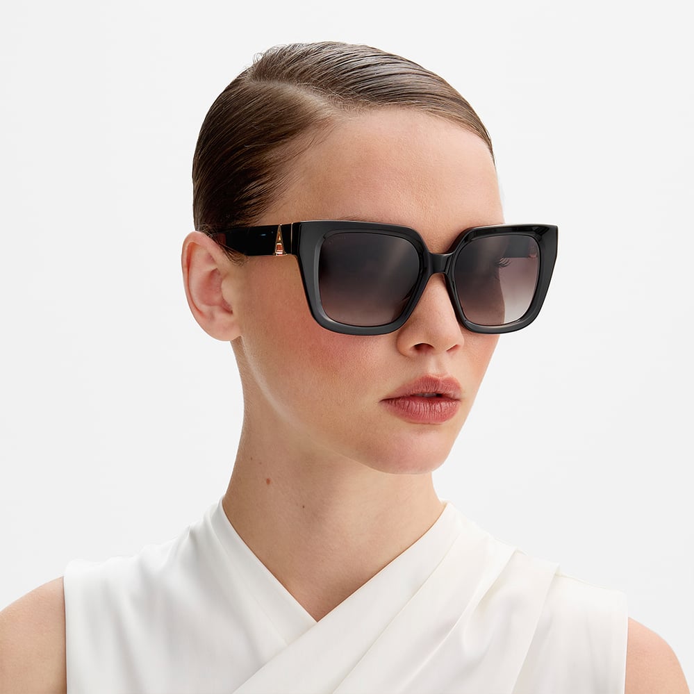 Libretto Square Sunglasses Black 