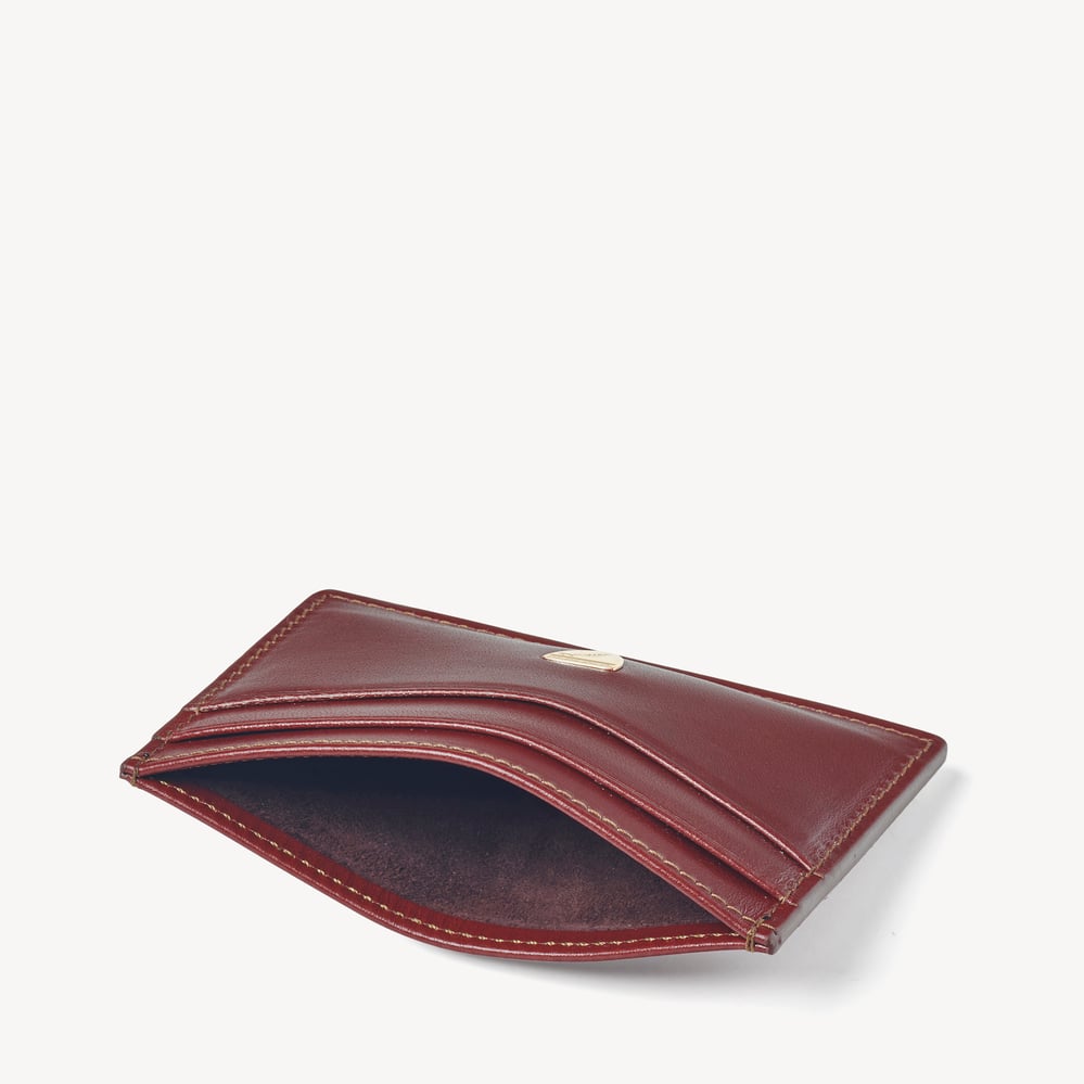 Slim Credit Card Holder Smooth Cognac