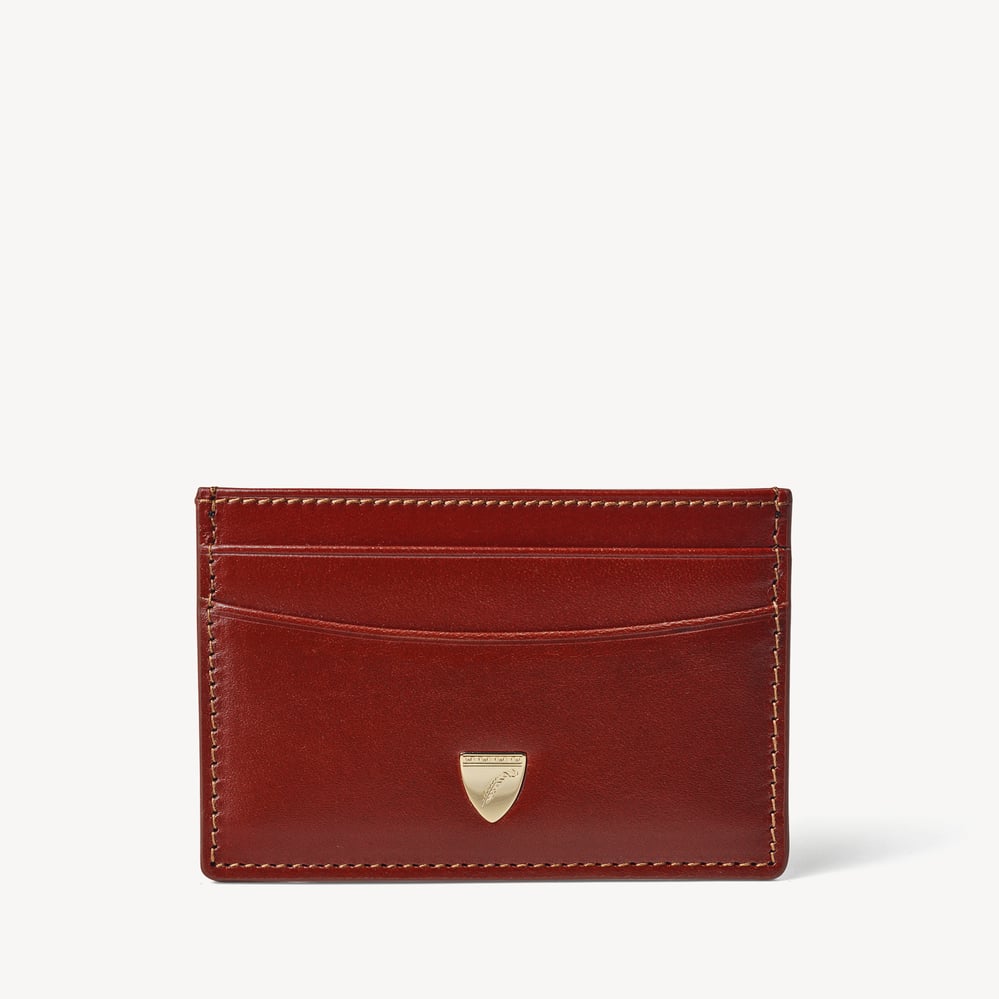 Slim Credit Card Holder Smooth Cognac