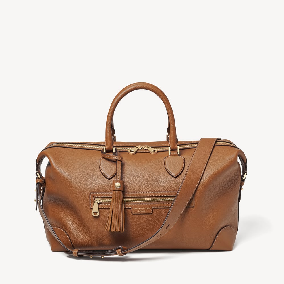 Hudson Bag Tan Milled Pebble