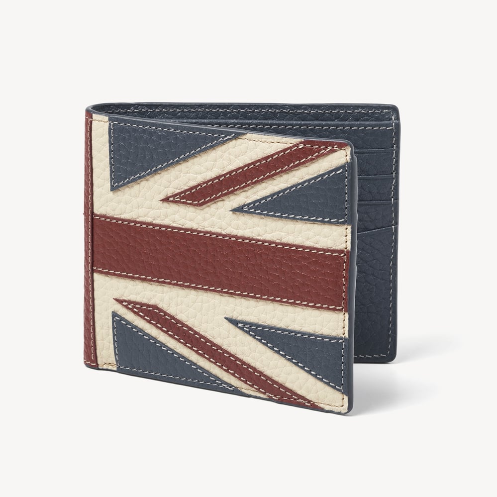 8 Card Billfold Wallet Brit Pebble