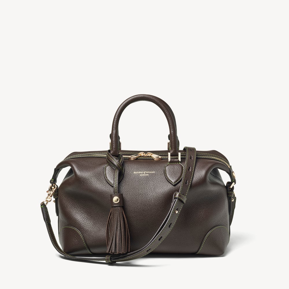 Hudson Midi Chocolate Milled Pebble