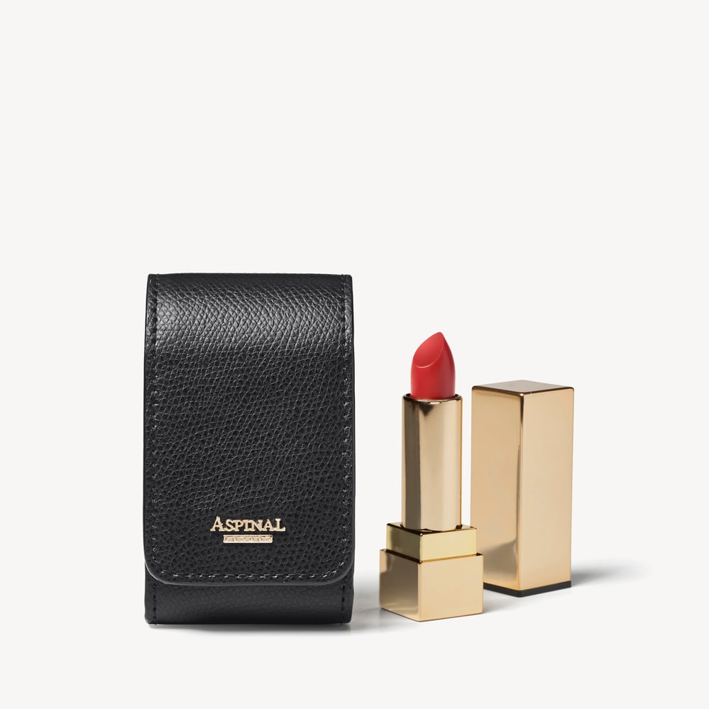 Duo Lipstick Case Black Soft Saffiano