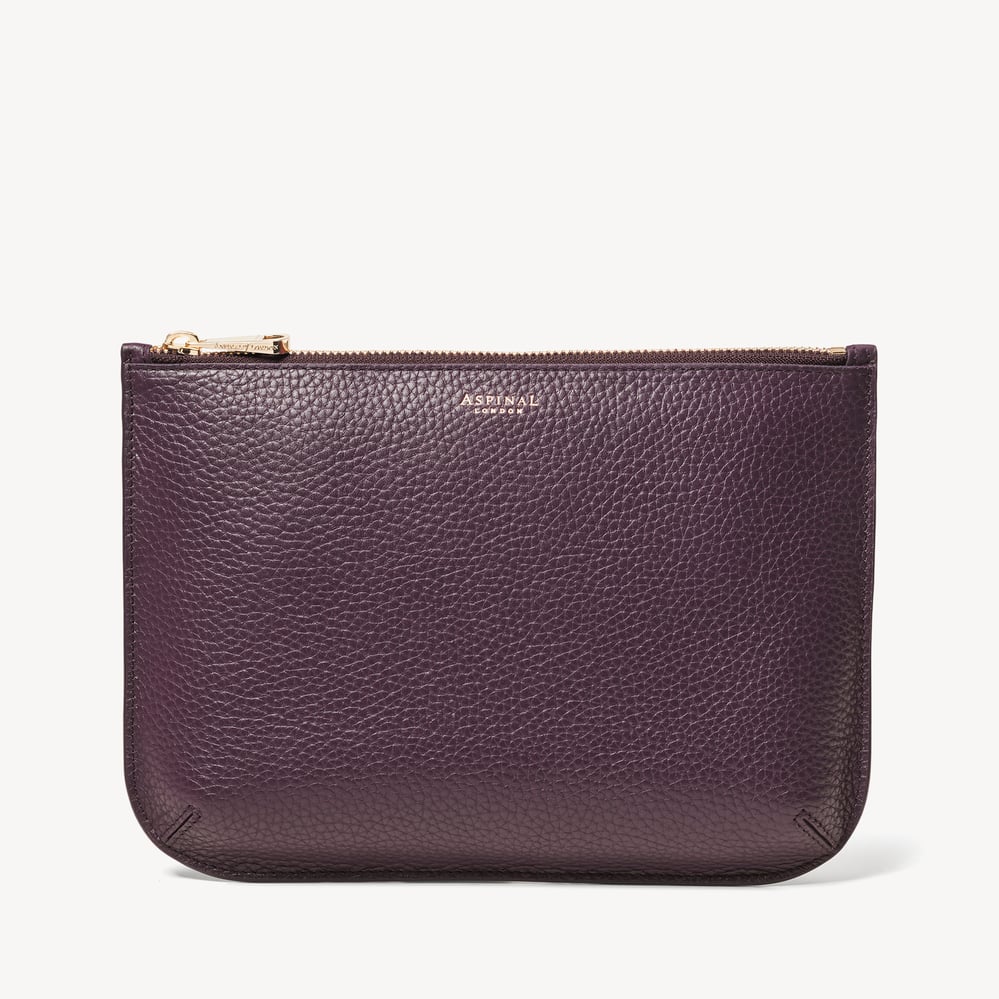 Large Ella Pouch Fig Pebble