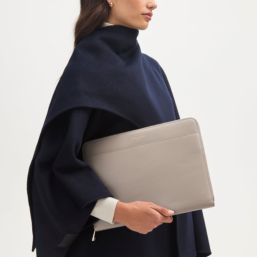A4 Compact Organiser Padfolio Moleskin Soft Saffiano