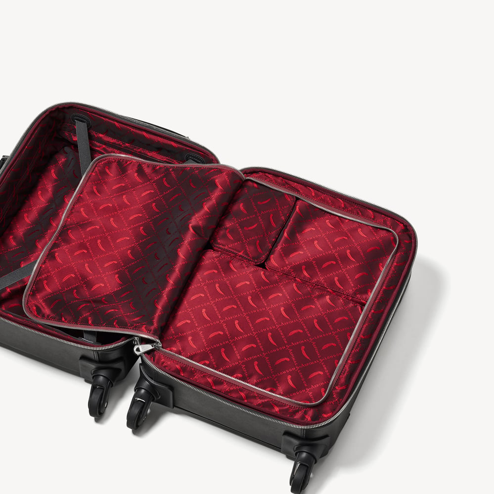 Set of 3 Connaught Packing Cubes Red Signature Feather Monogram
