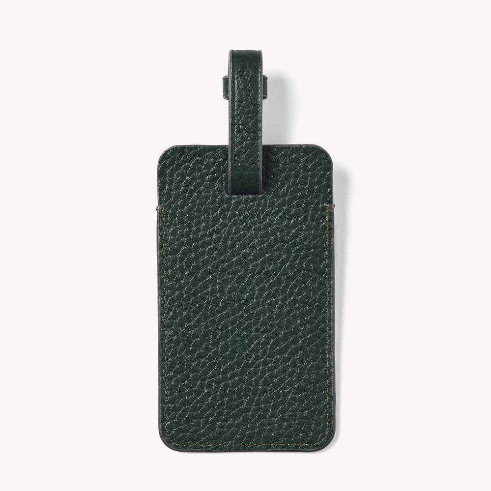 Luggage Tag Alpine Green Pebble