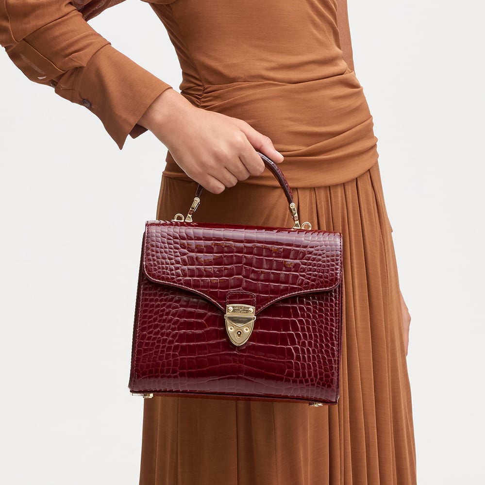 Mayfair® Merlot Patent Croc