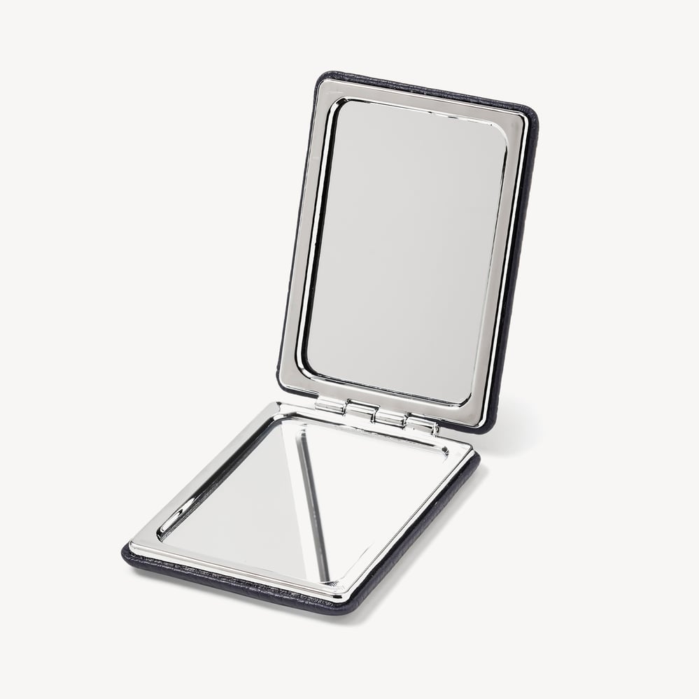 Handbag Mirror Navy Pebble