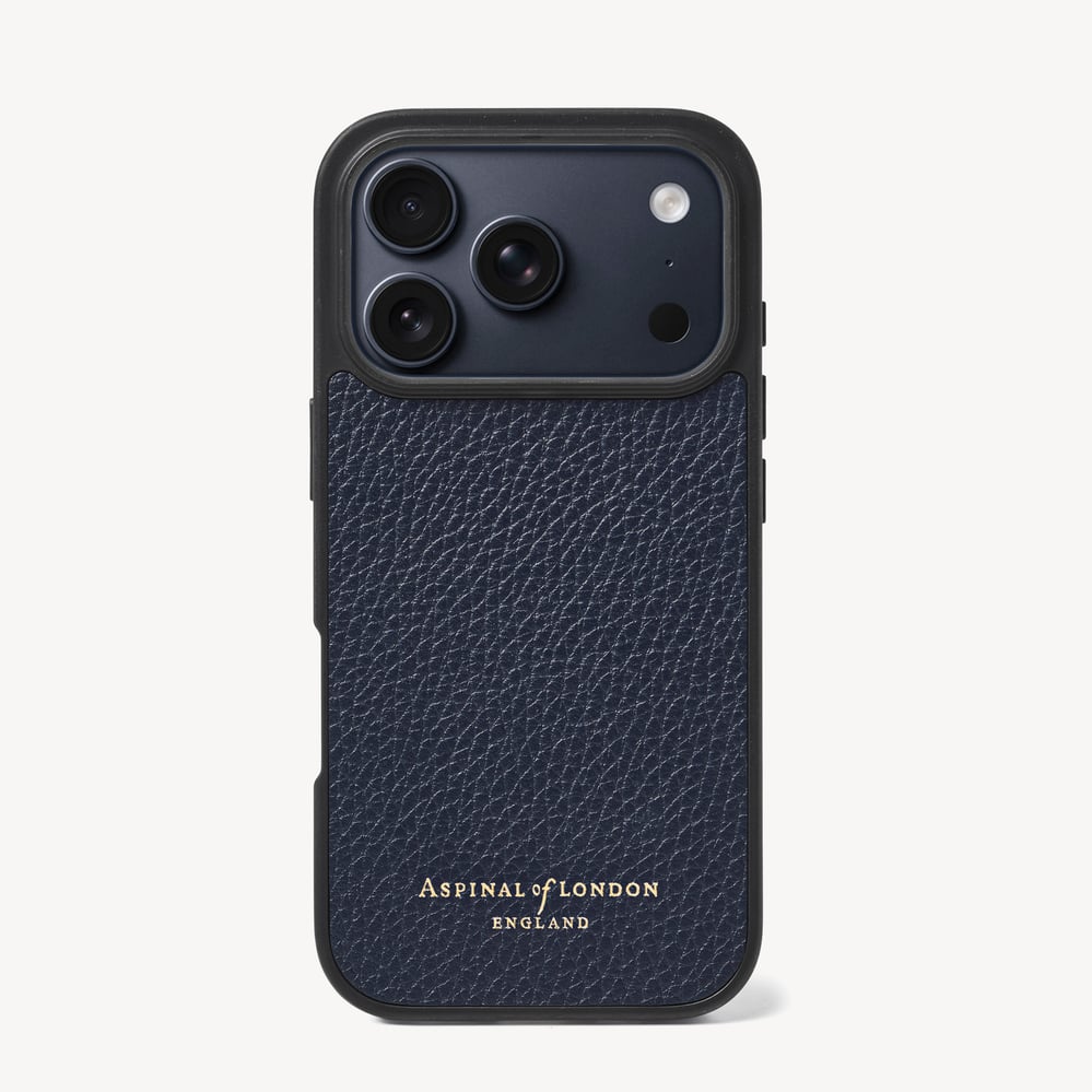 iPhone 17 Pro Case Navy Pebble