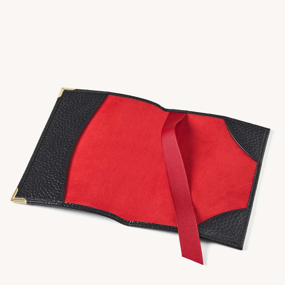 Passport Cover Black Pebble