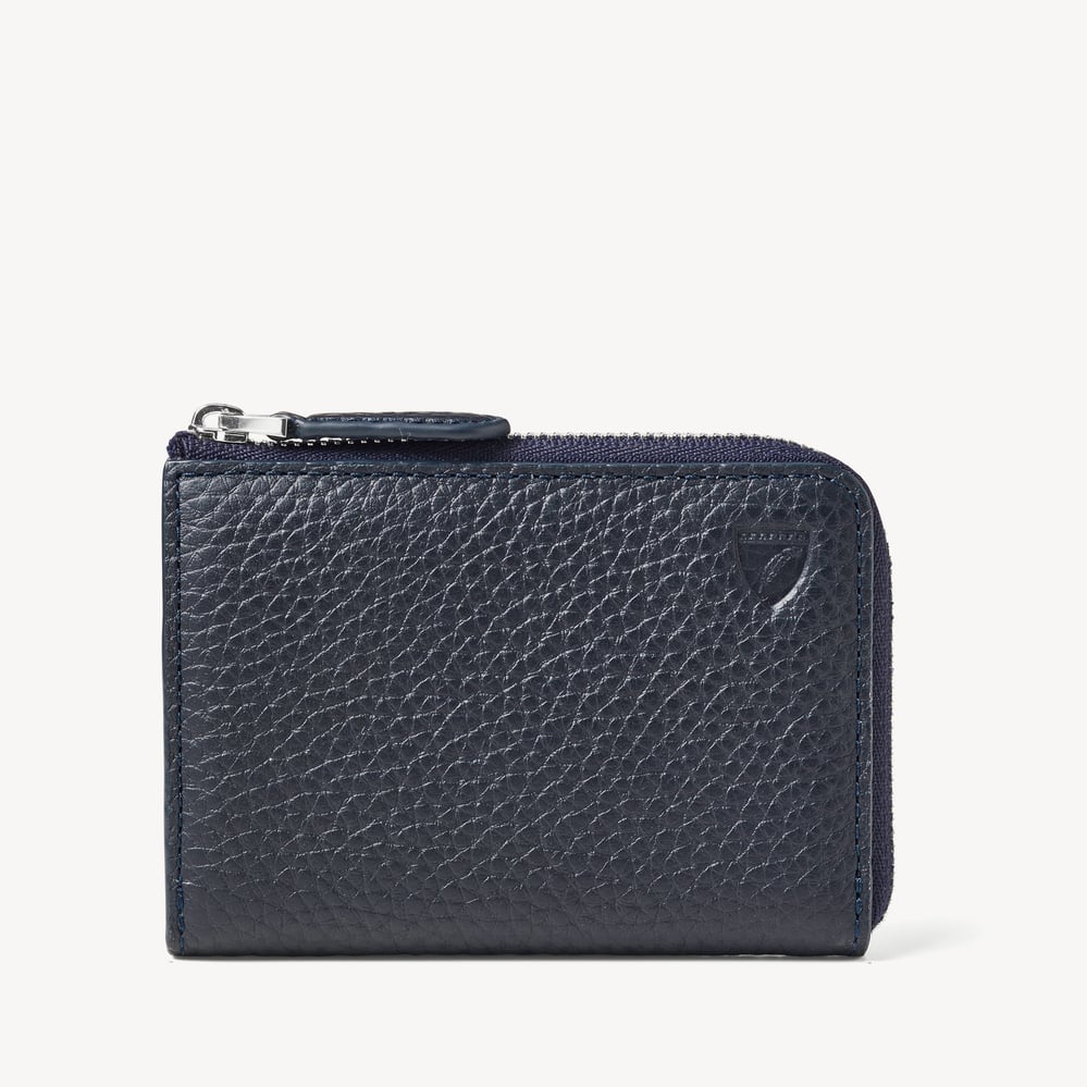 Men’s Key Holder Wallet Navy Pebble