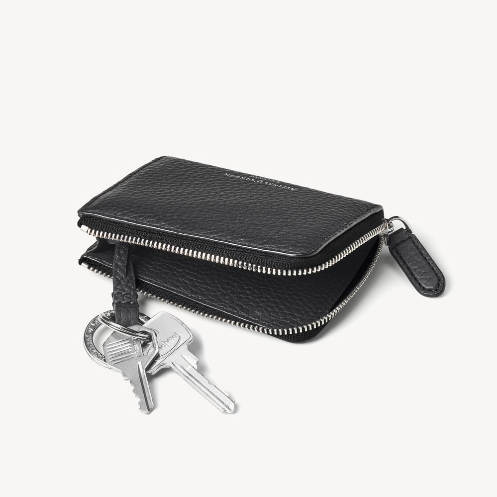 Men’s Key Holder Wallet Black Pebble