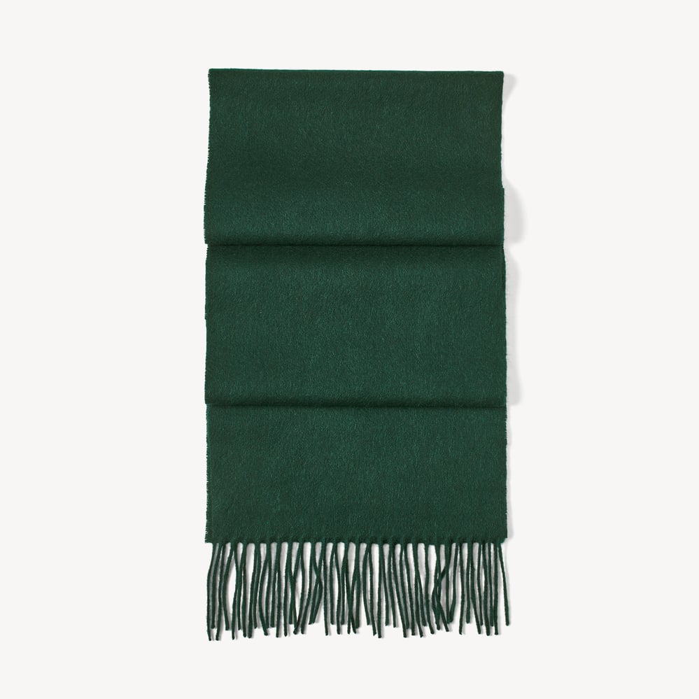 Pure Cashmere Scarf Evergreen Pure Cashmere