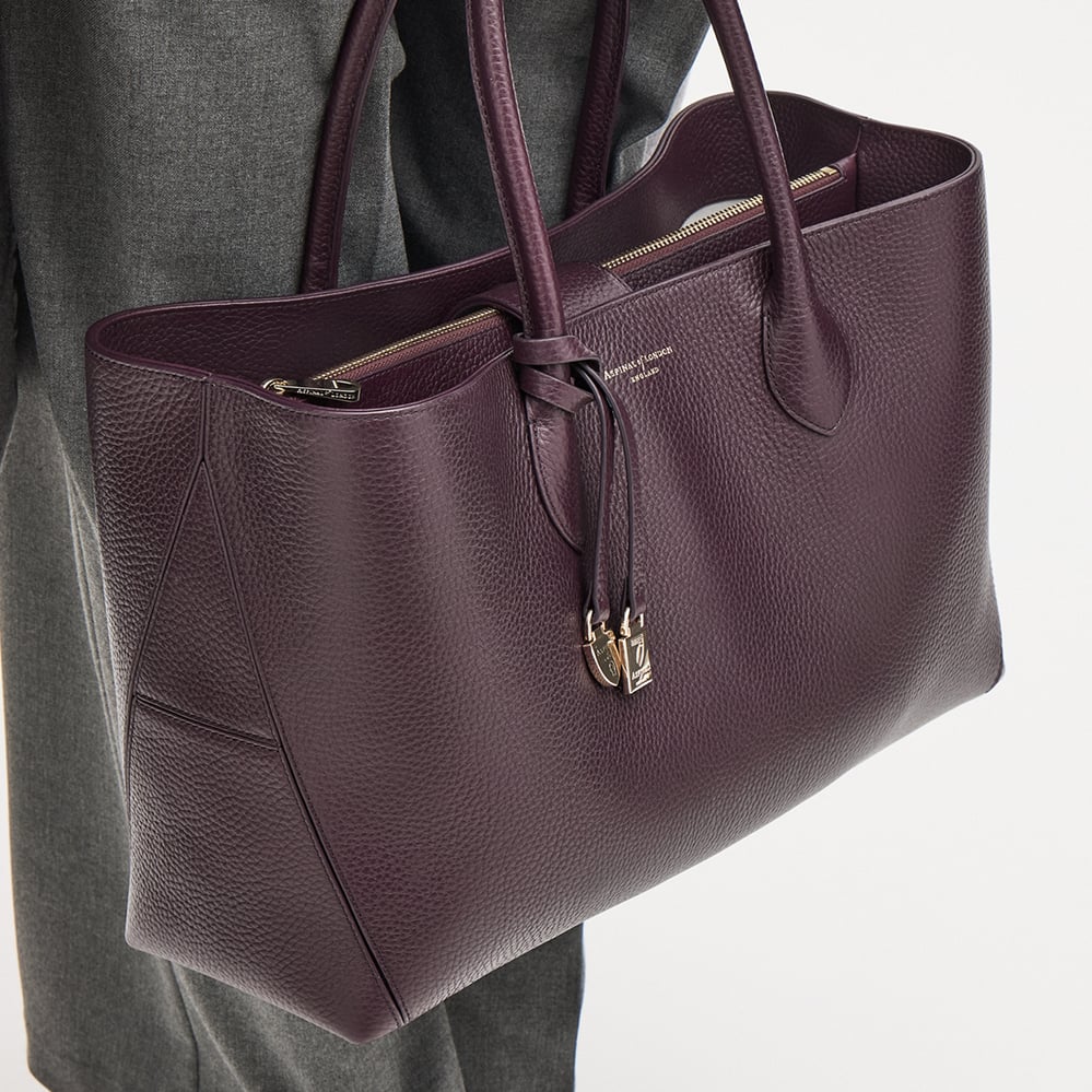 London Tote Fig Pebble