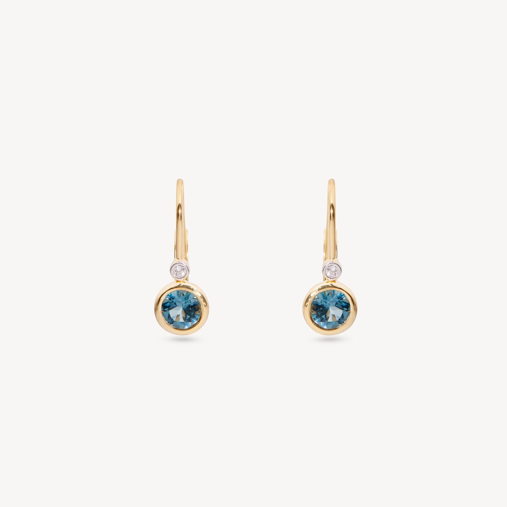 Diamond Earrings 0.03ct Diamond