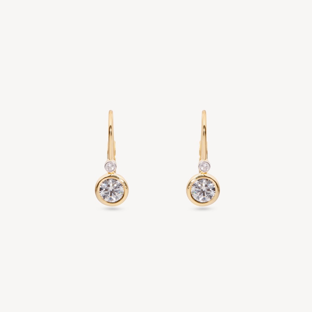 Diamond Earrings 0.03ct Diamond