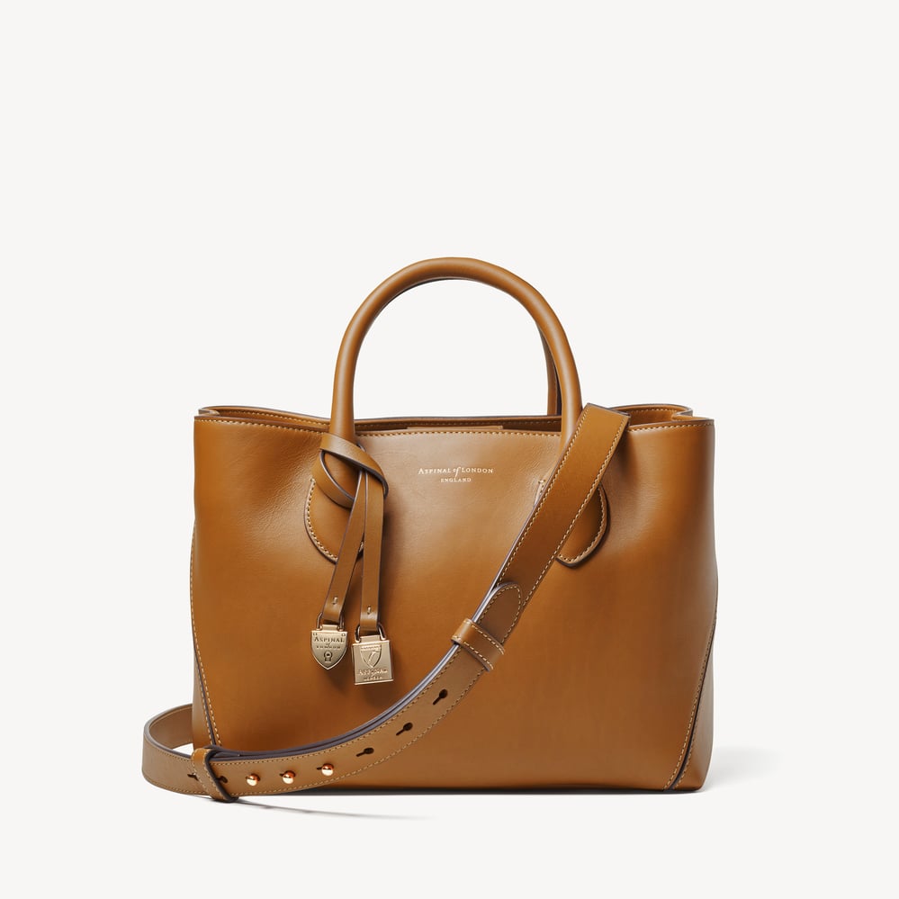 Midi London Tote Smooth Tan