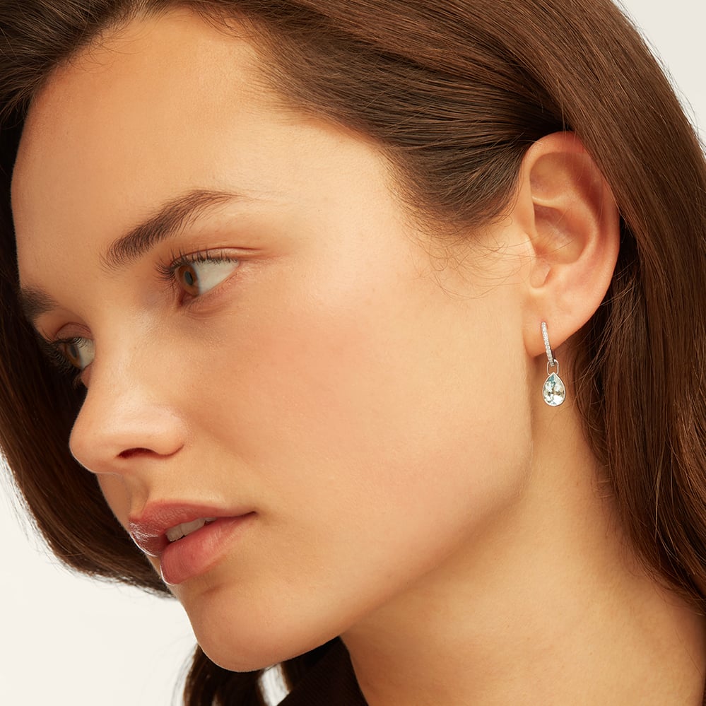 Drop Earrings 0.18ct Diamond