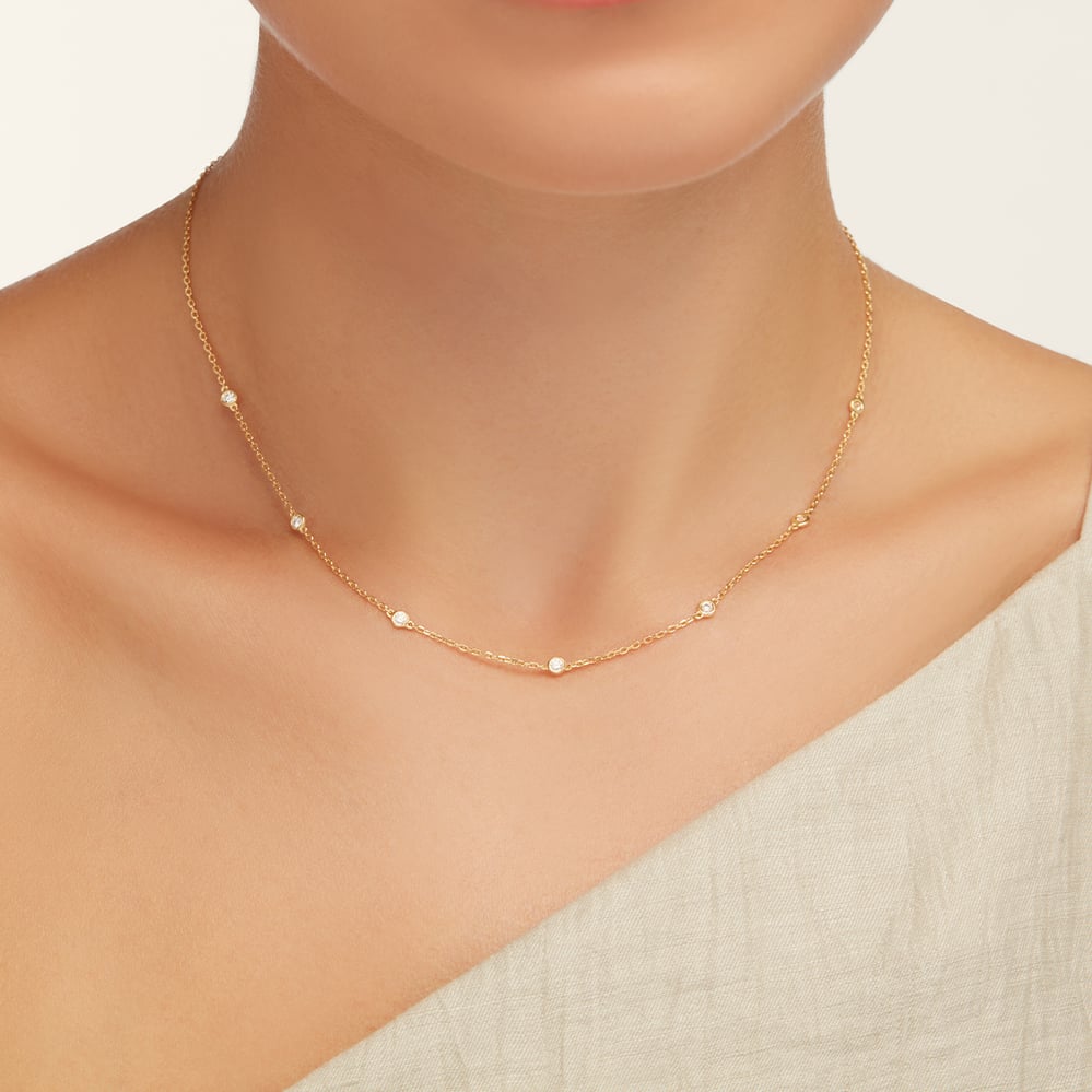 Celeste Necklace 0.018ct Diamond
