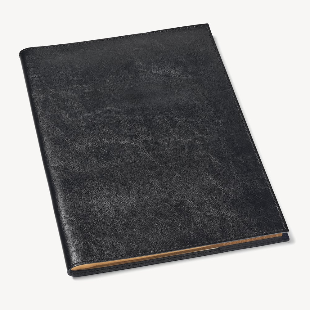 A4 Refillable Journal Smooth Black