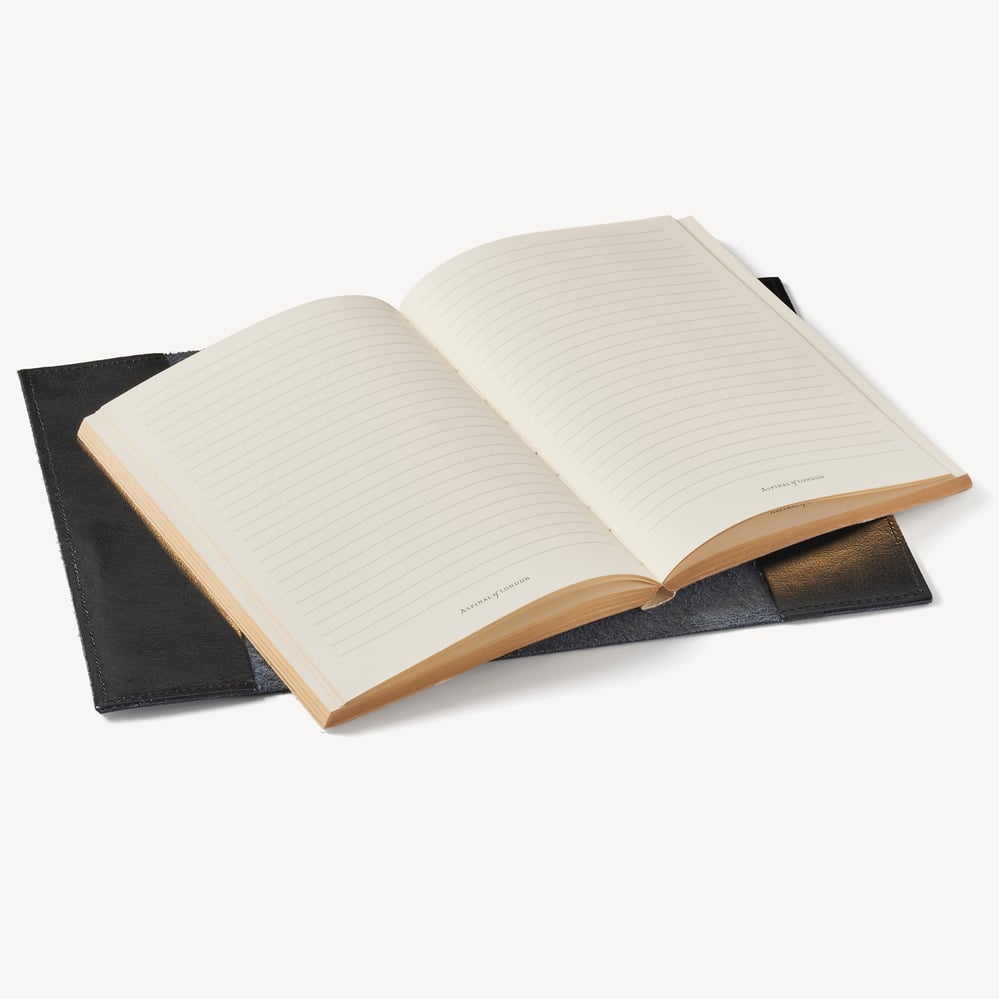 A5 Refillable Journal Smooth Black