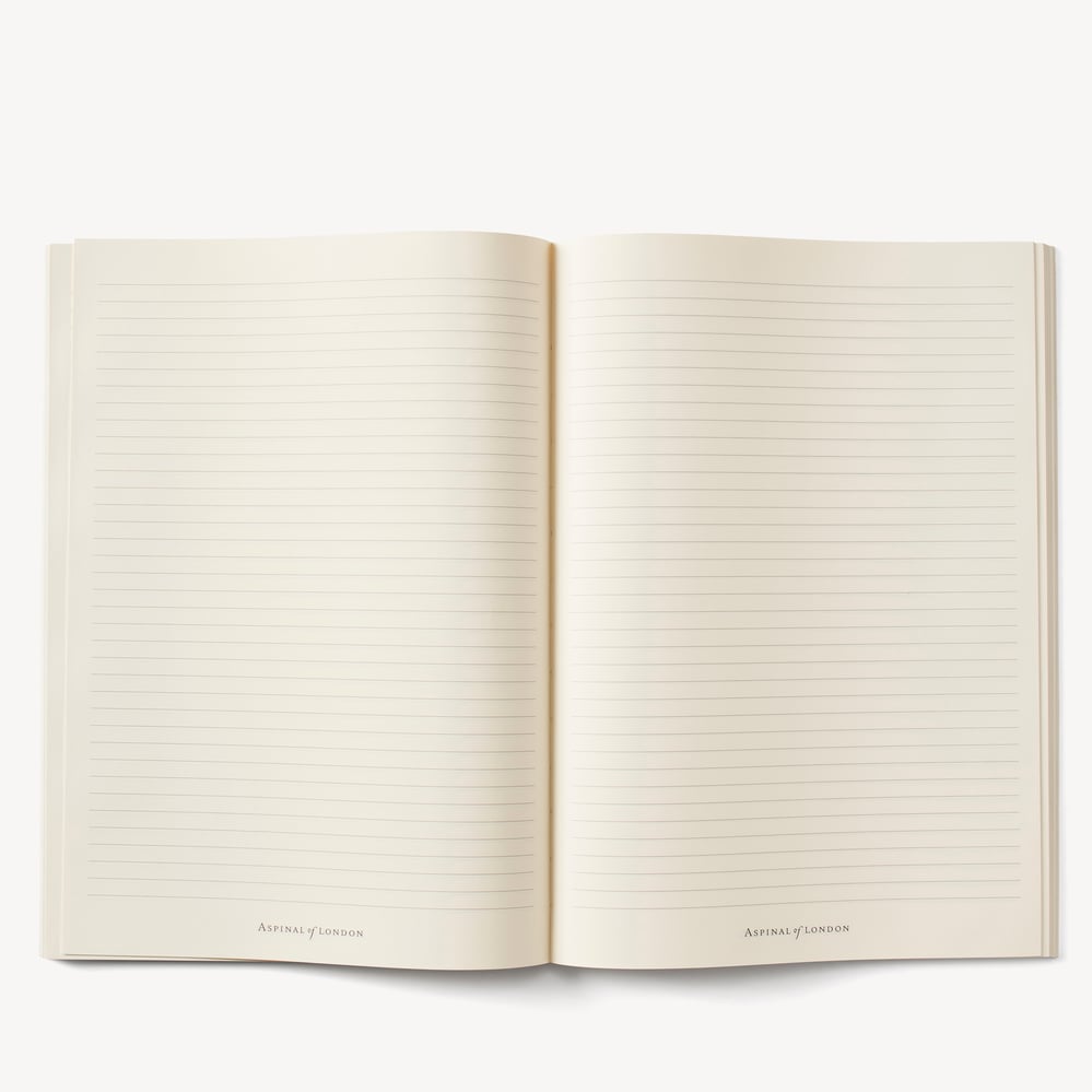A4 Journal Refill Silver Edge Gilding