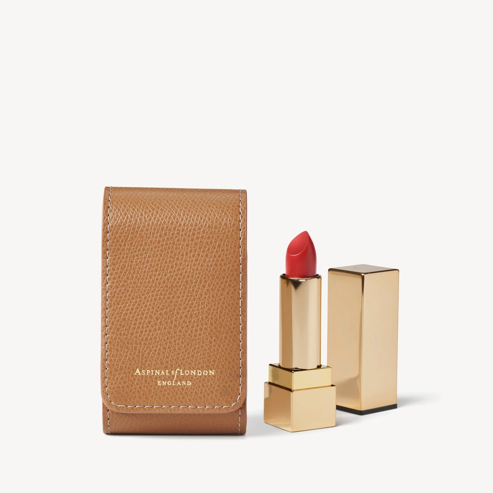 Duo Lipstick Case Caramel Soft Saffiano