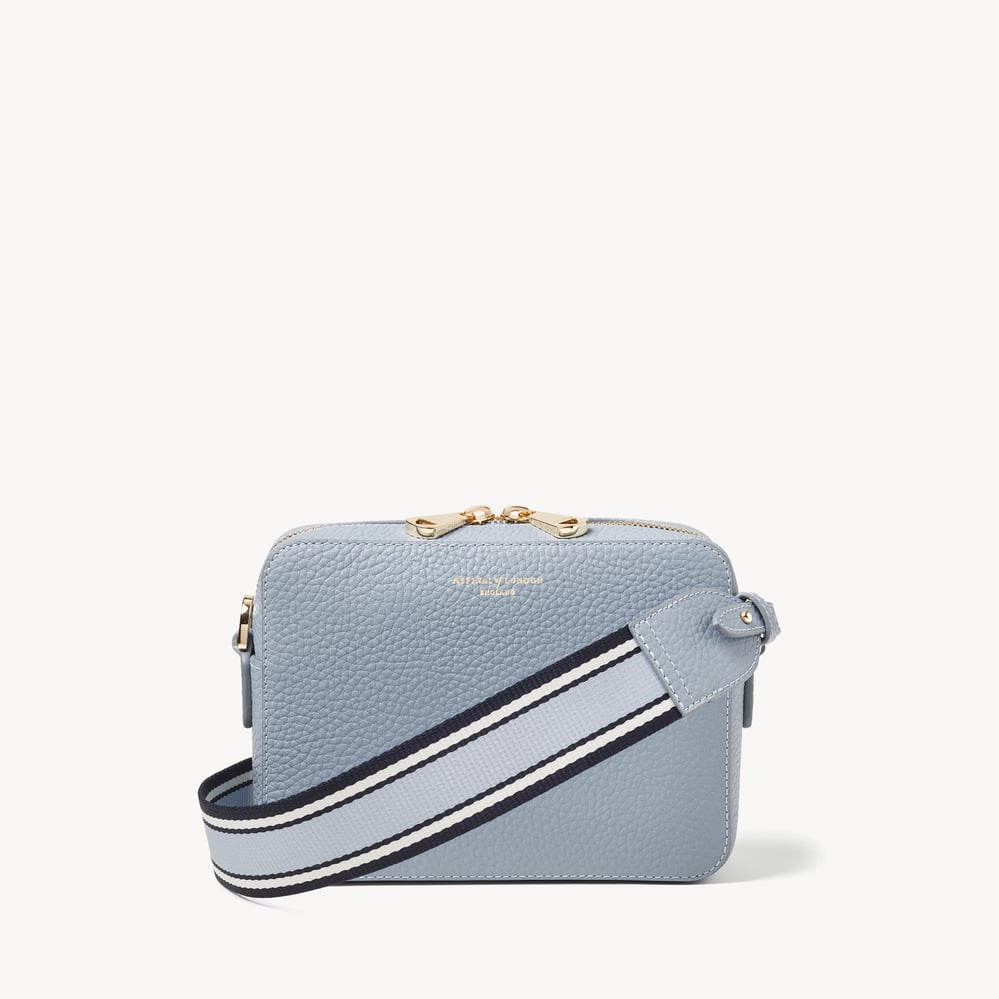 Camera Crossbody with Changeable Straps Sky Blue Pebble