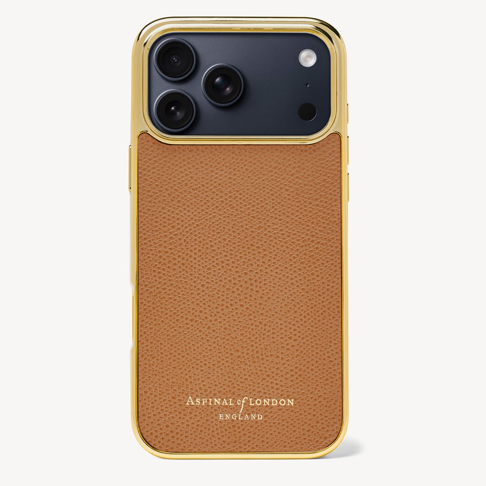 iPhone 17 Pro Max Case Caramel Soft Saffiano