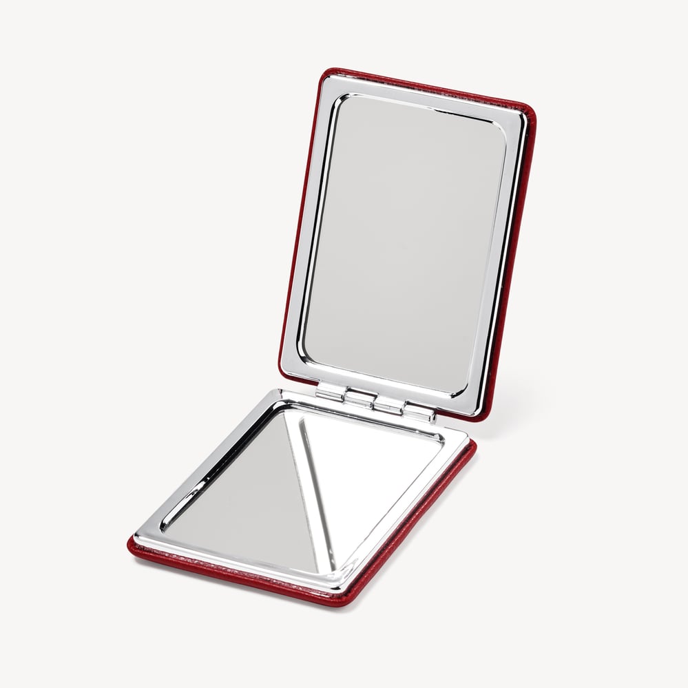 Handbag Mirror Cherry Red Soft Saffiano