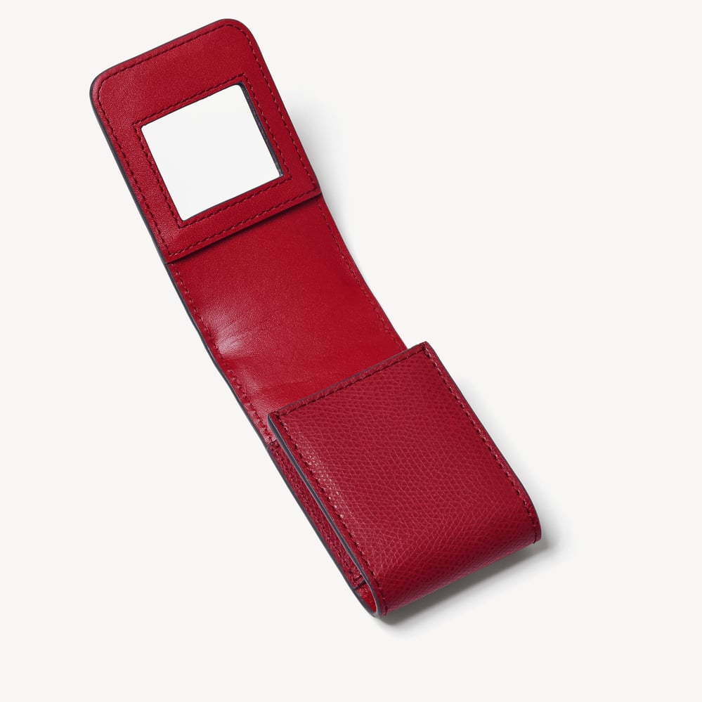 Duo Lipstick Case Cherry Red Soft Saffiano