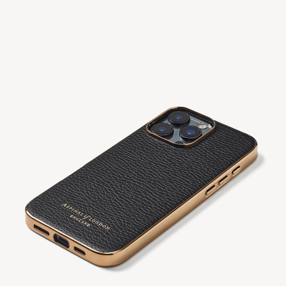 iPhone 15 Pro Case Black Pebble