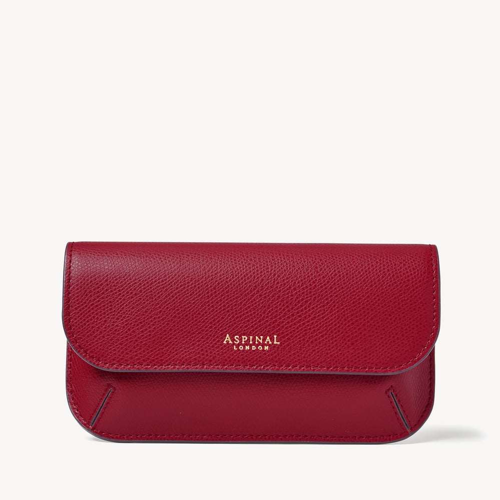 Ella Sunglasses Case Cherry Red Soft Saffiano