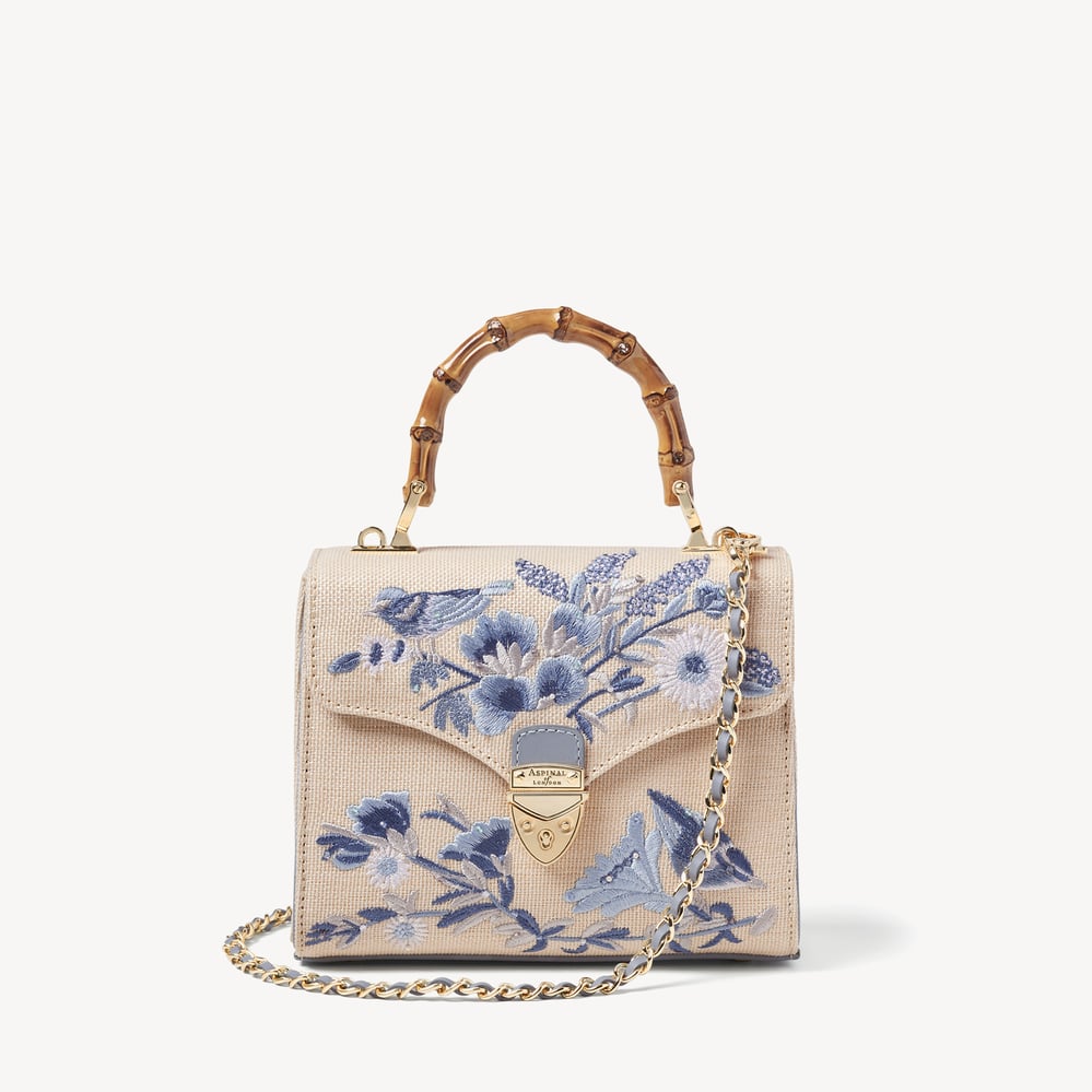 Midi Mayfair® Sky Blue English Garden Hand Embroidery