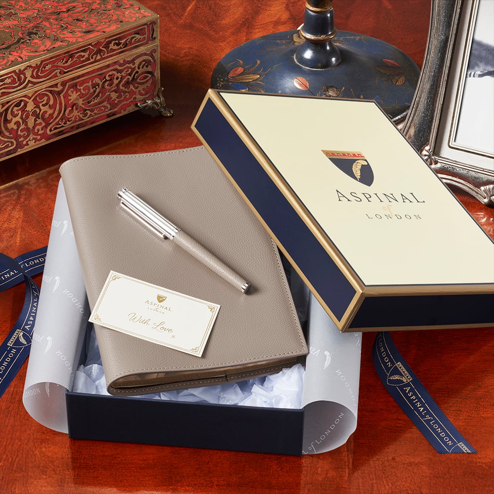 A5 Refillable Journal & Pen Set Moleskin Soft Saffiano