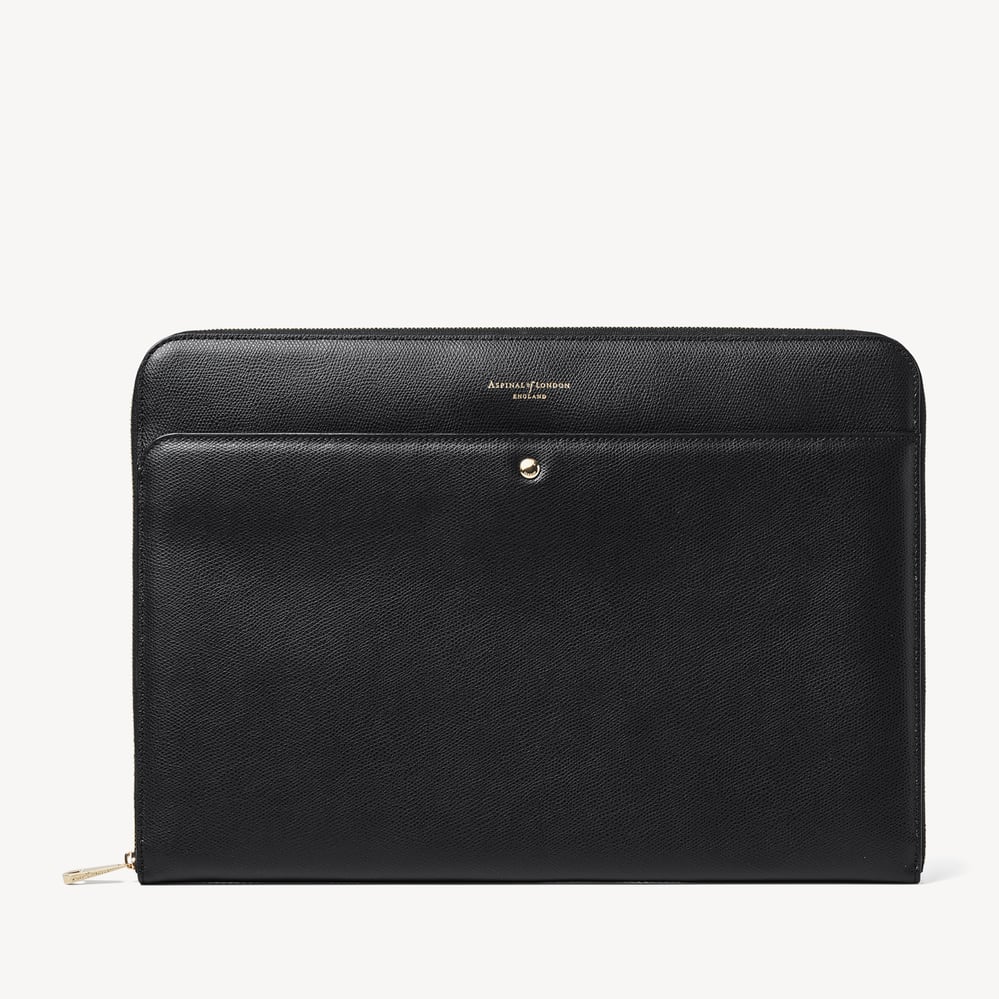 16-Inch Brook Street Folio Black Soft Saffiano