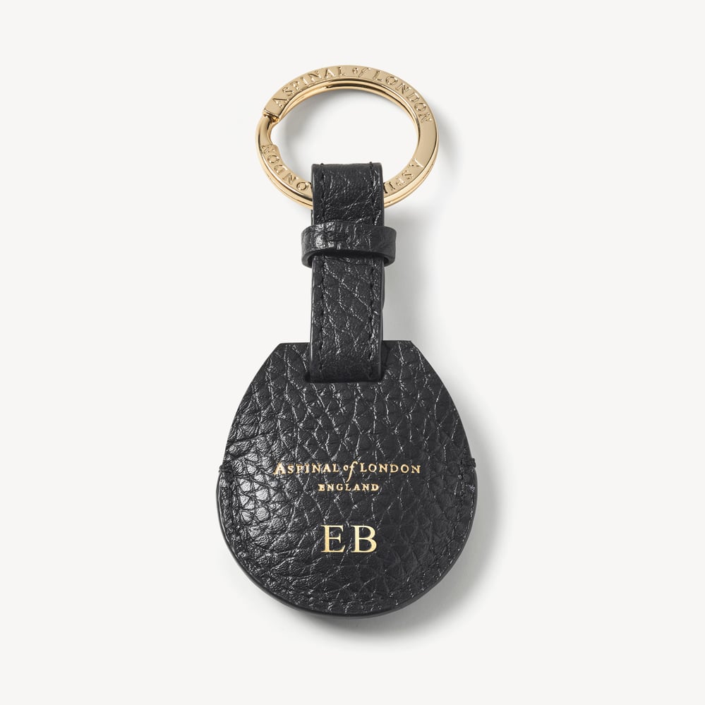 AirTag Key Ring Black Pebble
