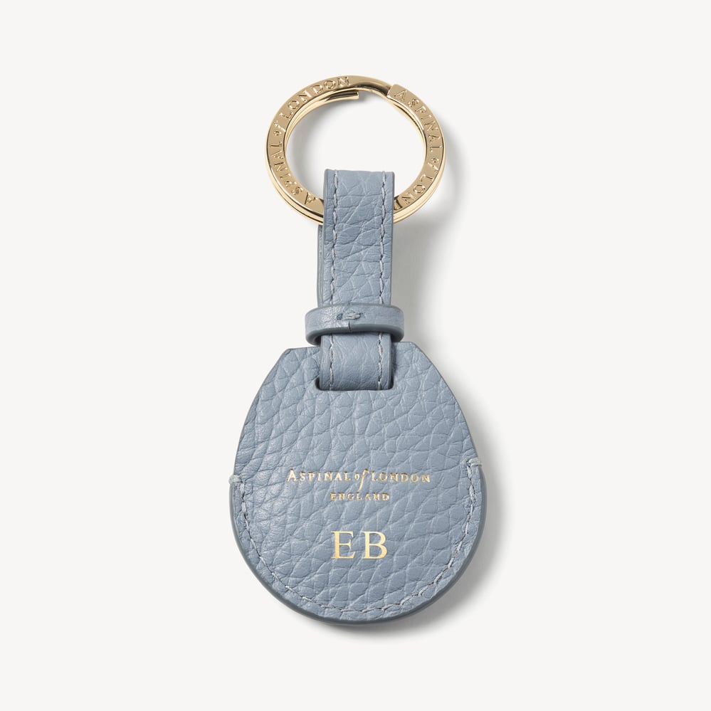 AirTag Key Ring Sky Blue Pebble