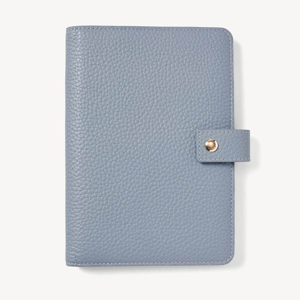 Deluxe Family Travel Wallet Sky Blue Pebble