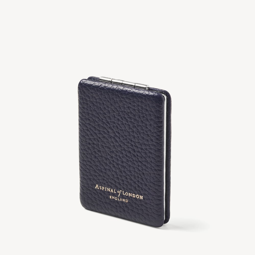 Handbag Mirror Navy Pebble