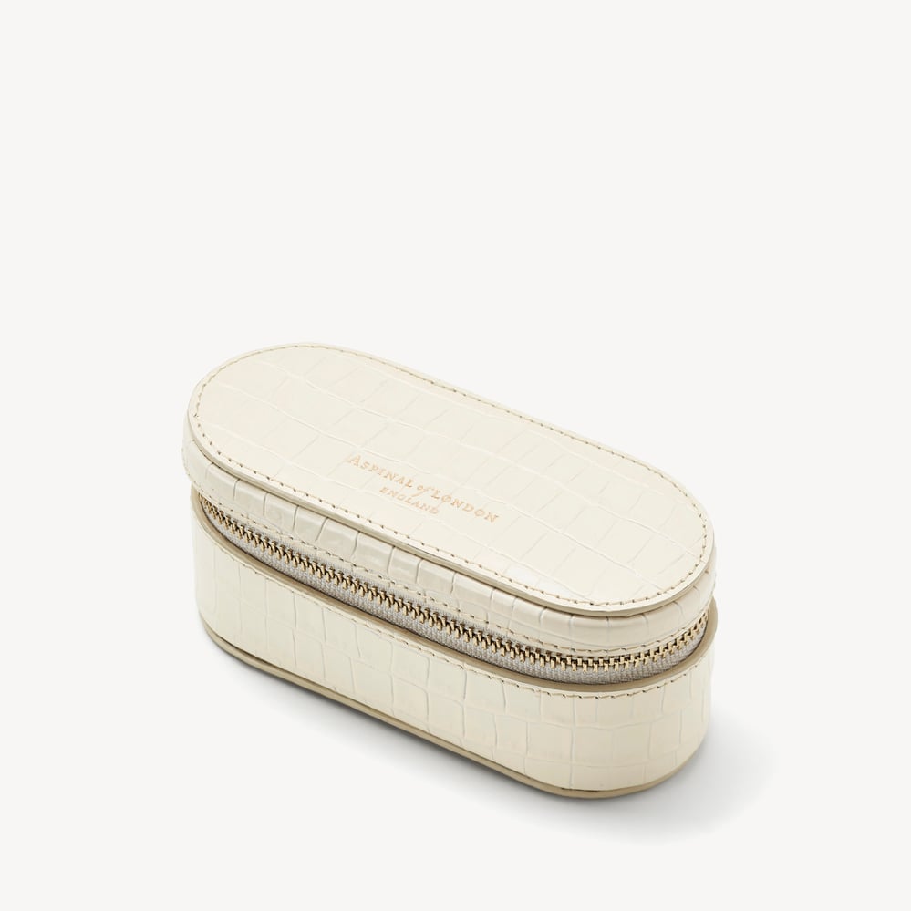 Handbag Tidy All Deep Shine Ivory Small Croc