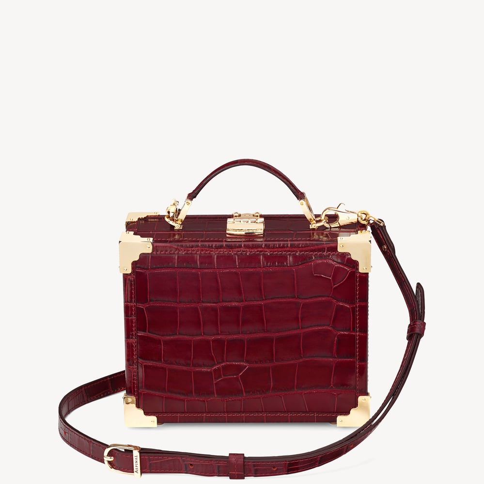 Trunk Deep Shine Bordeaux Croc