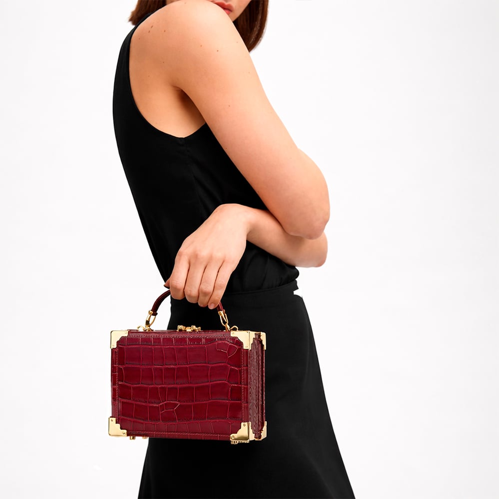 Trunk Deep Shine Bordeaux Croc