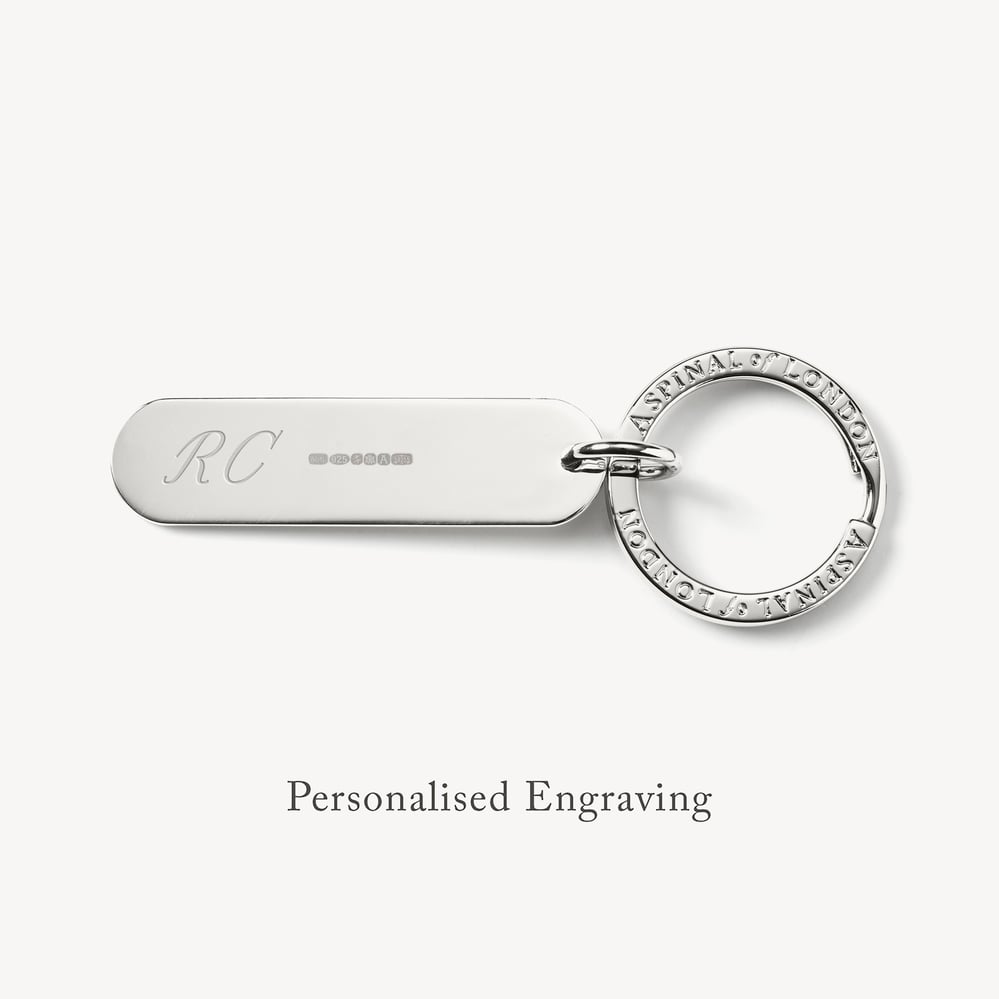 Pill Sterling Silver Keyring Sterling Silver 925