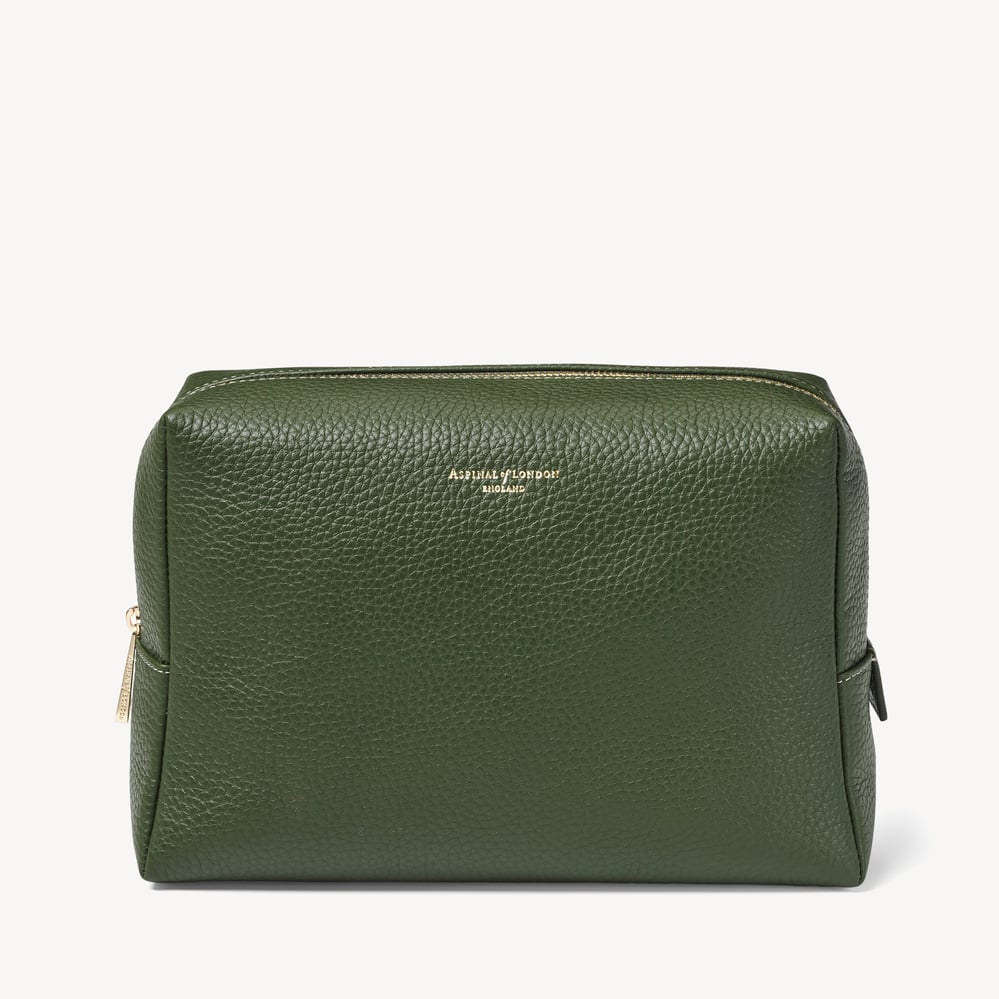 London Toiletry Bag Racing Green Pebble