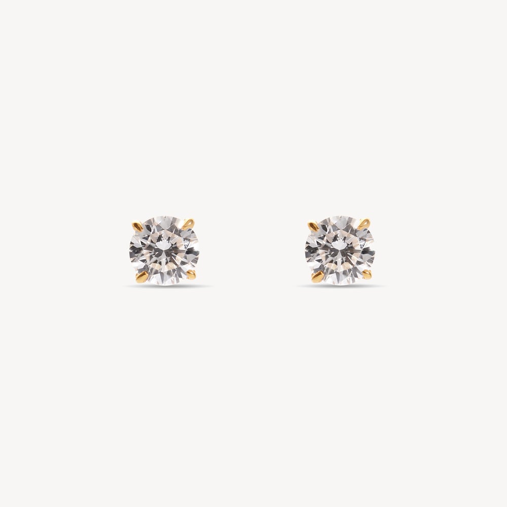Floating Diamond 1.80ct Solitaire Stud Earrings 1.80ct Diamond