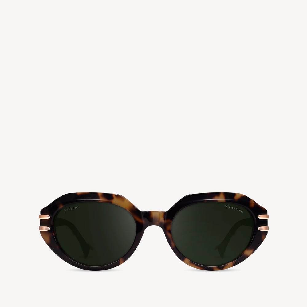 Amelia Oval Sunglasses Tortoiseshell 