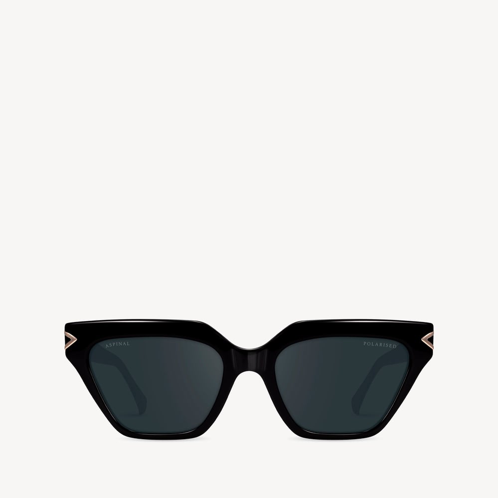 Isla Cat-Eye Sunglasses Black 
